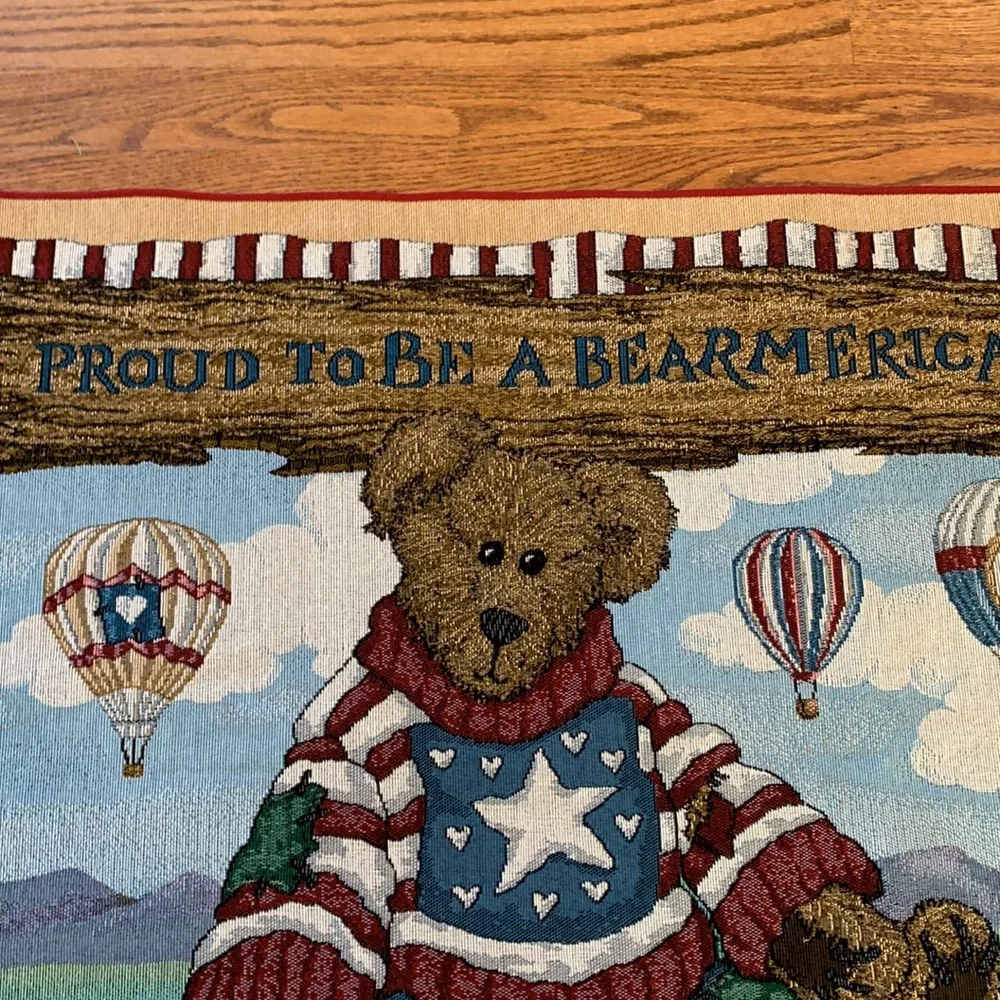 Boyd’s Bears Americana tapestry accent rug